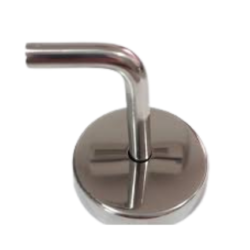 Suporte para corrimão aço inox tarugo 3/8 com canopla