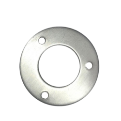 Flange com furo p/ tubo de 1 1/4 x 3mm espessura inox 430